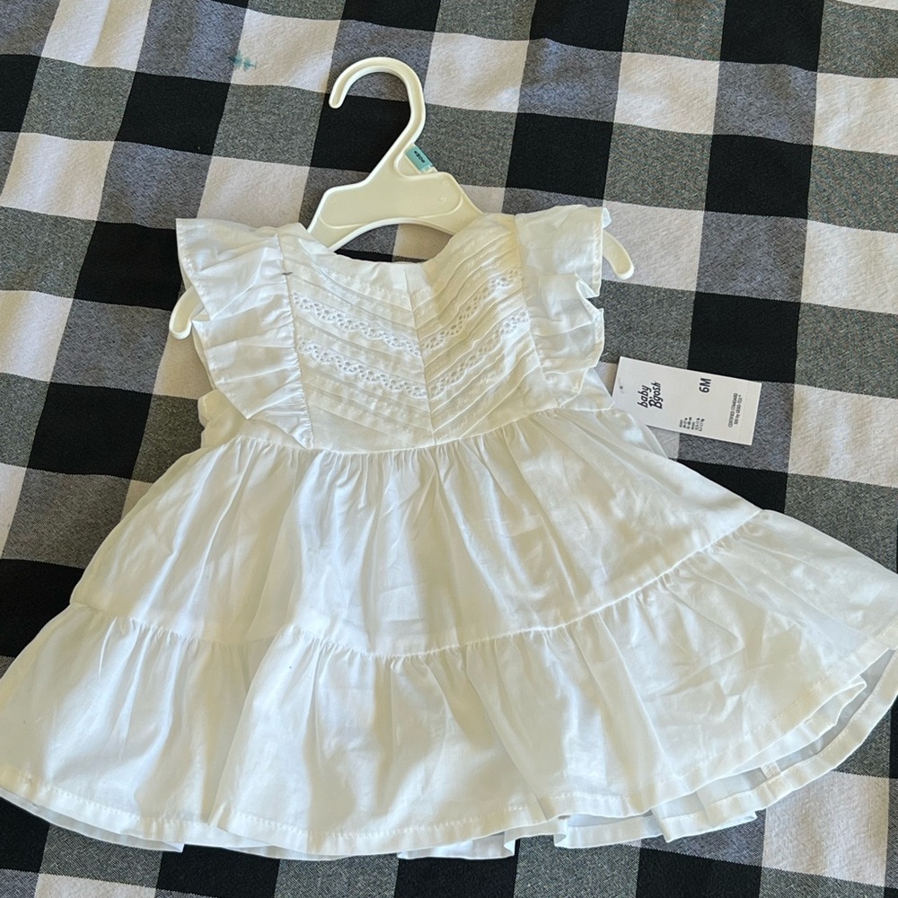 White Ruffled Baby Dress